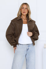 Chocolate Frosting Jacket Brown