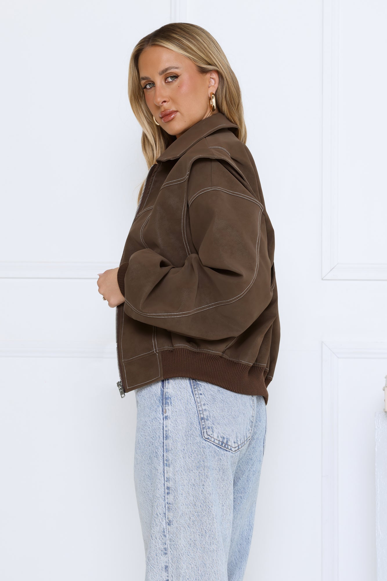 Chocolate Frosting Jacket Brown