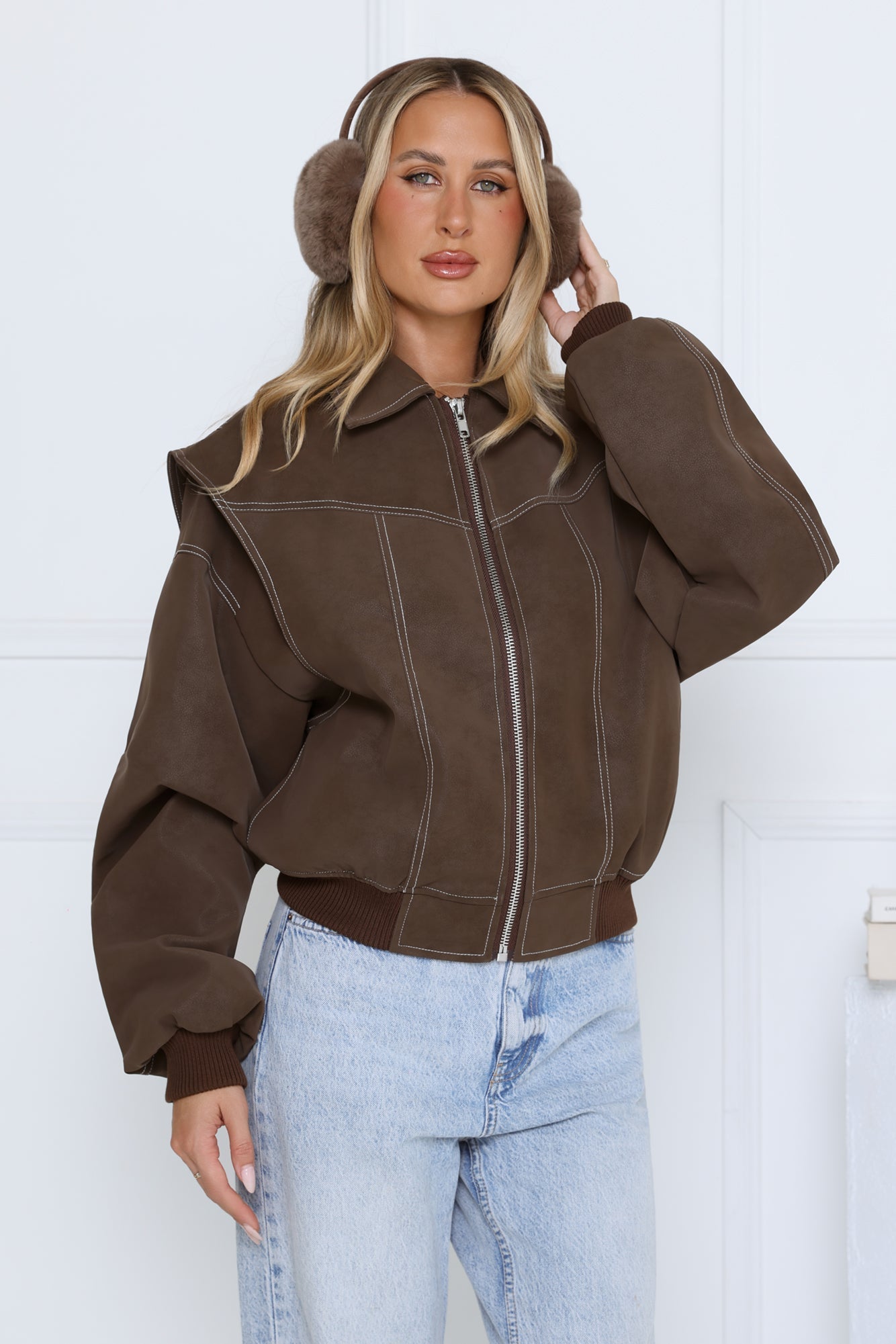 Chocolate Frosting Jacket Brown