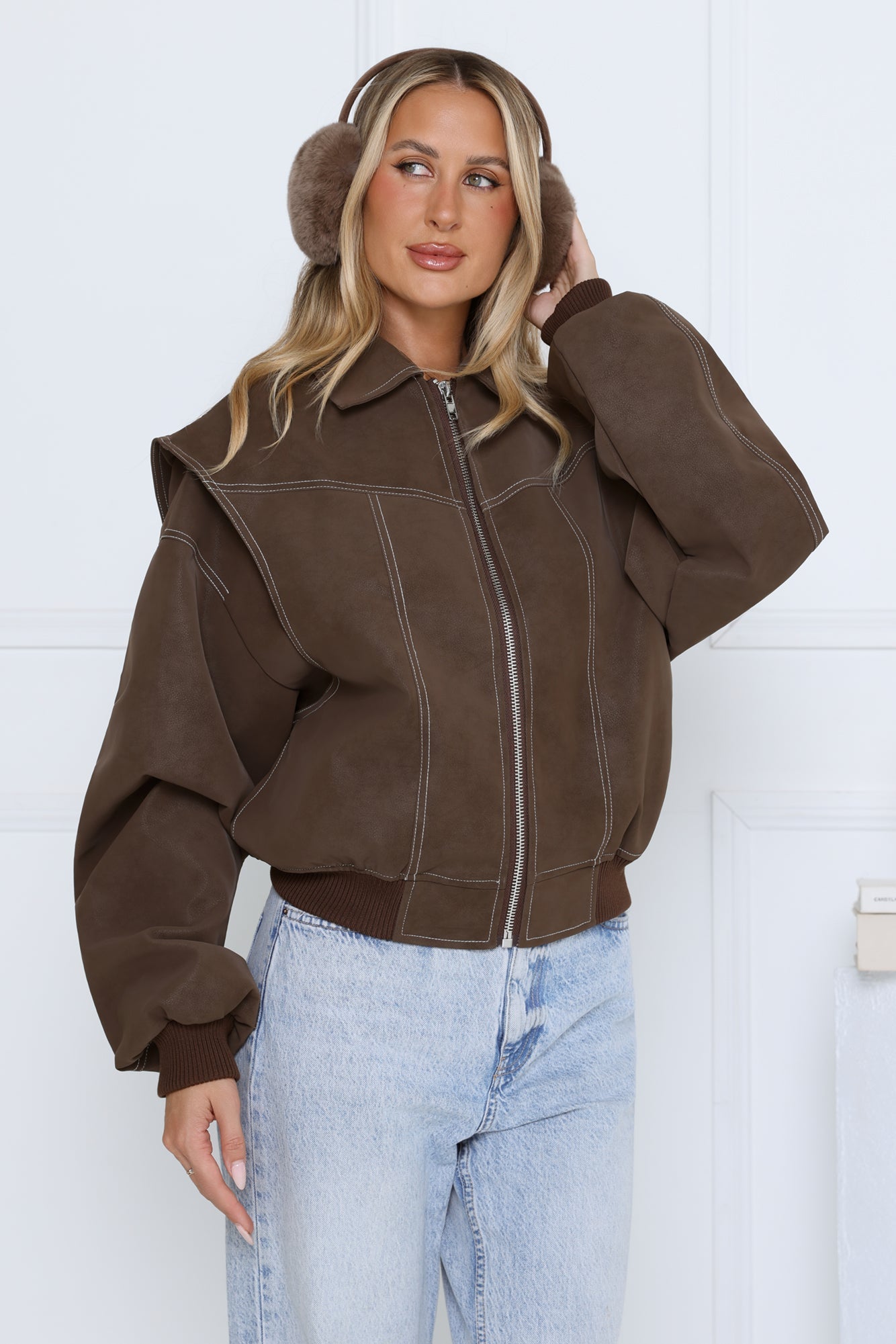 Chocolate Frosting Jacket Brown