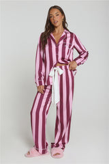 Cosy In Love Long Sleeve Pajama Top Pink