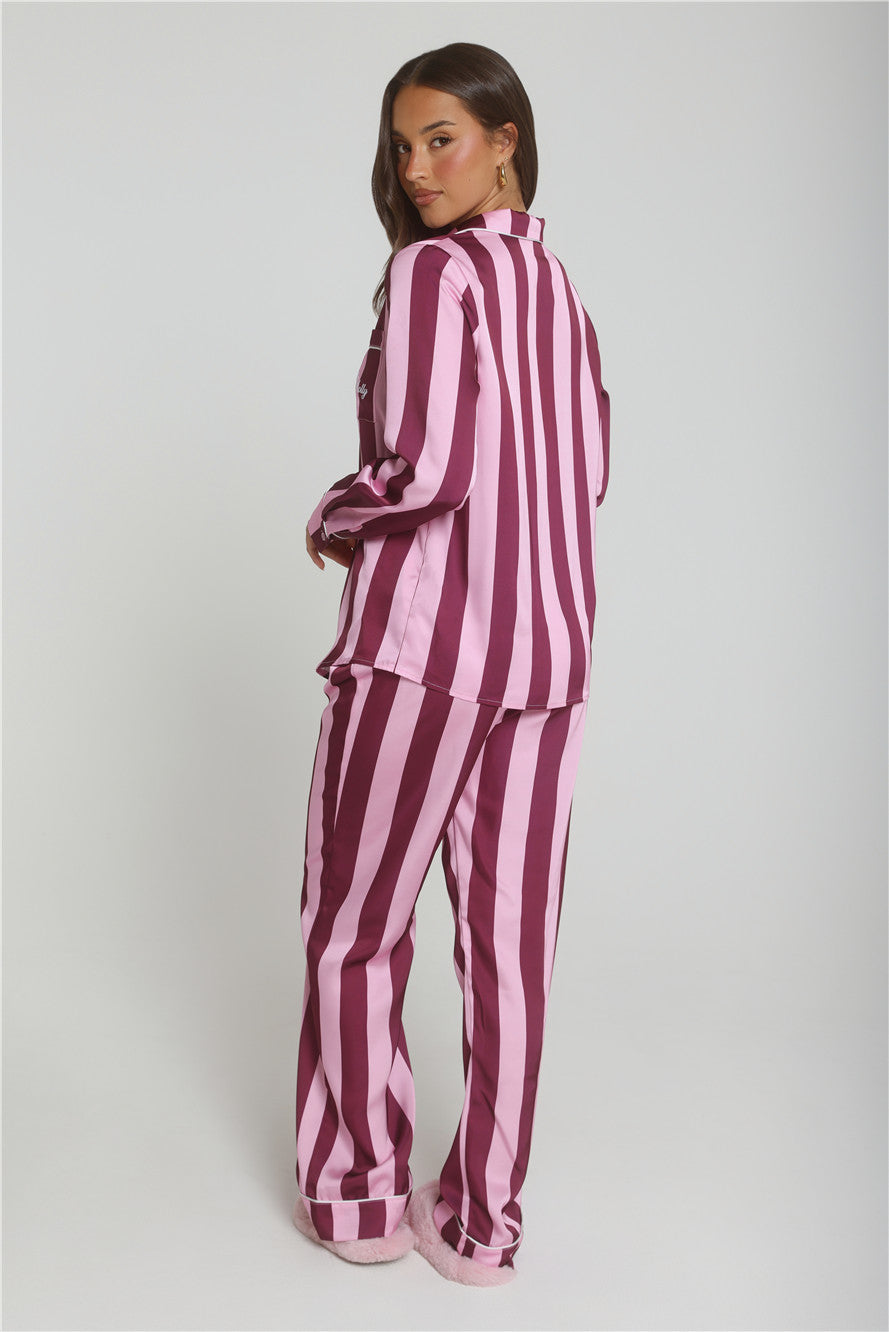 Cosy In Love Pajama Pants Pink