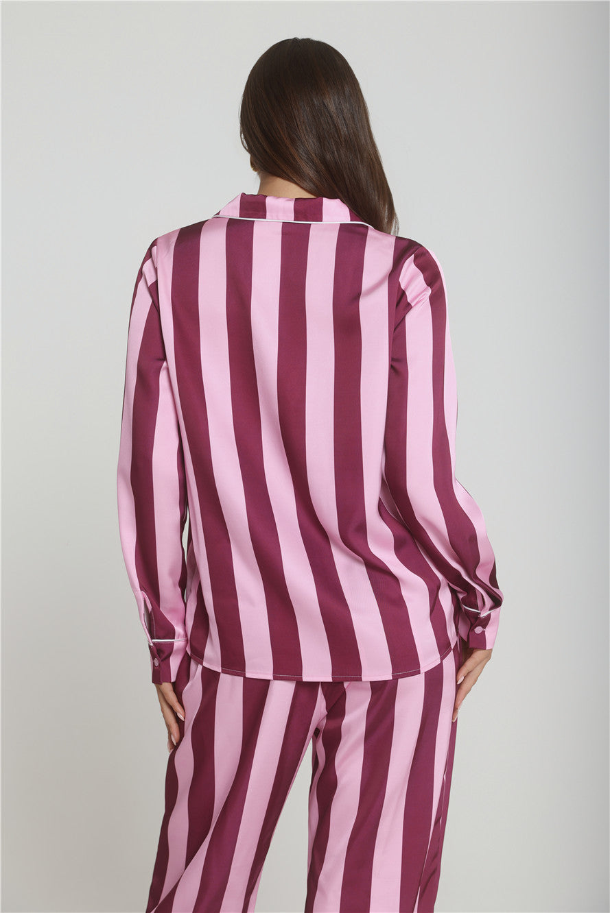 Cosy In Love Long Sleeve Pajama Top Pink