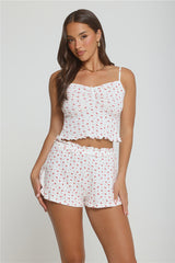 A Touch of Magic Pajama Singlet Top White