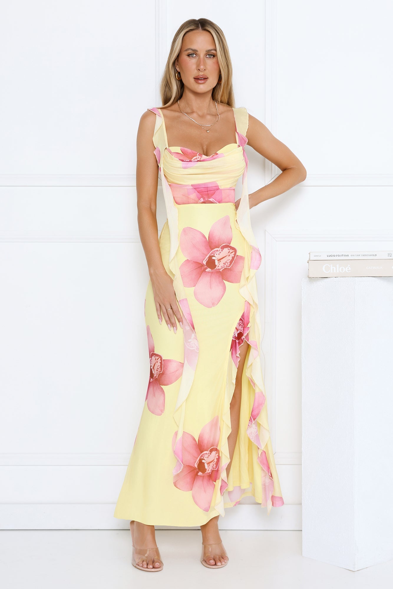 Honey Wink Maxi Dress Yellow