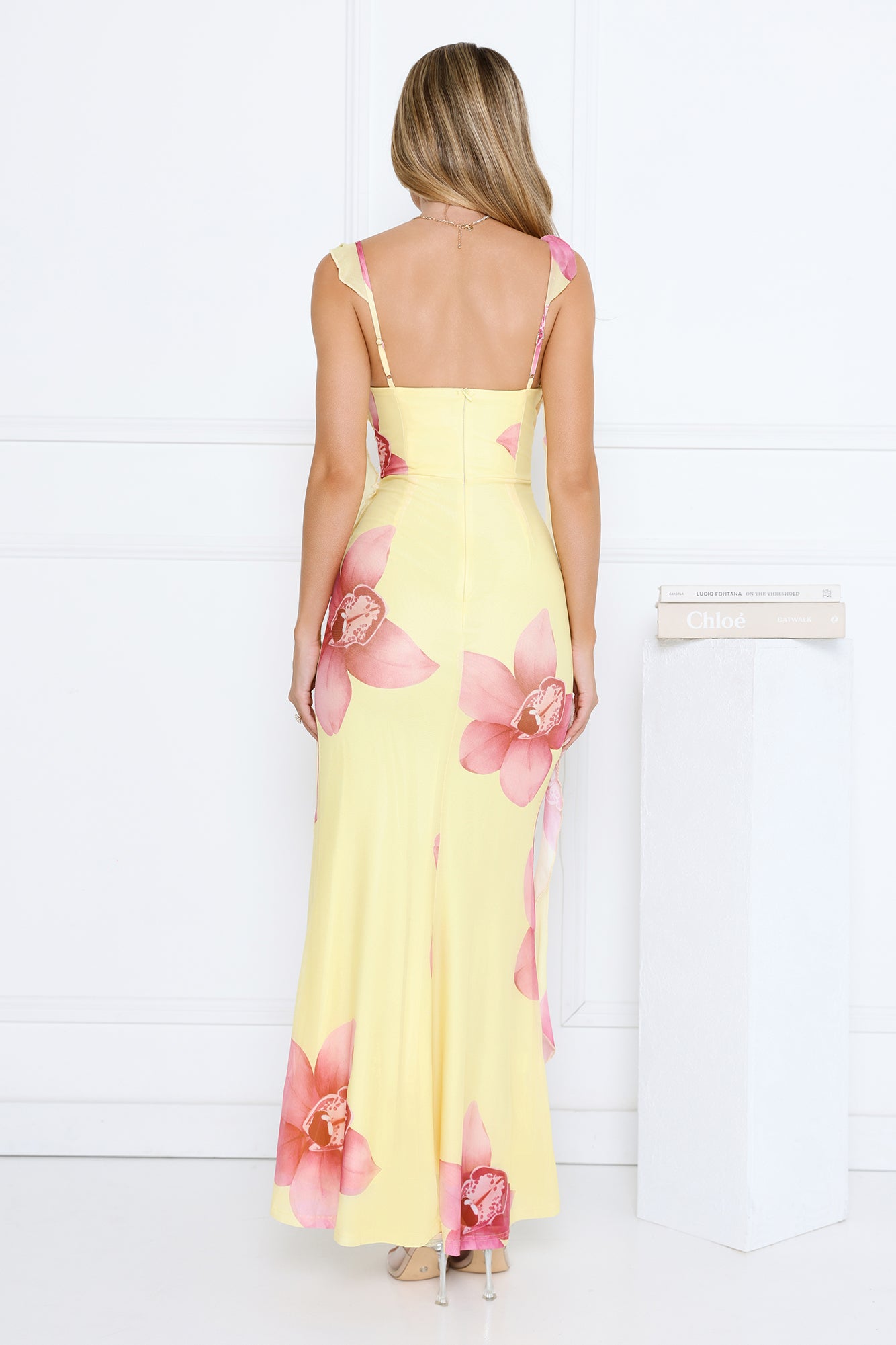 Honey Wink Maxi Dress Yellow
