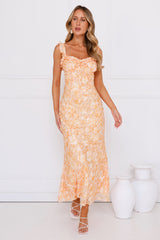 Chasing Sunsets Maxi Dress Orange