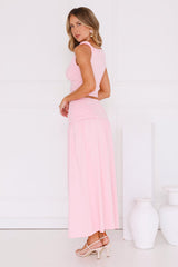 Couture Maxi Skirt Pink