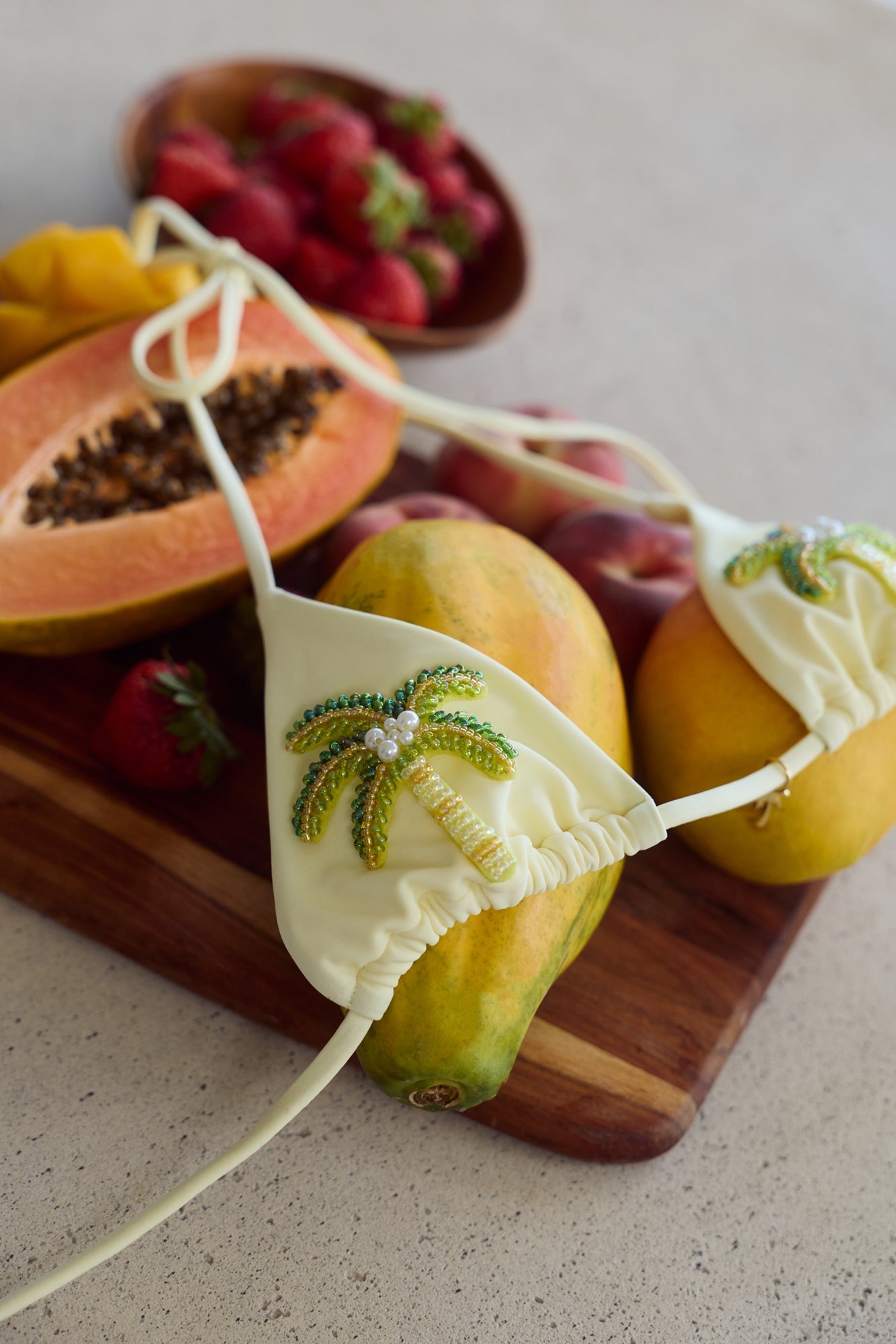 Lush Heat Swim Top Banana