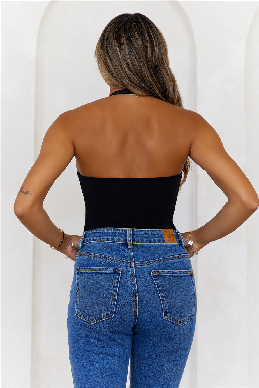 BASE Going Viral Halter Top Black