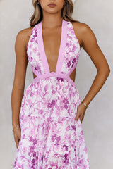 Forward Fashion Maxi Dress Purple
