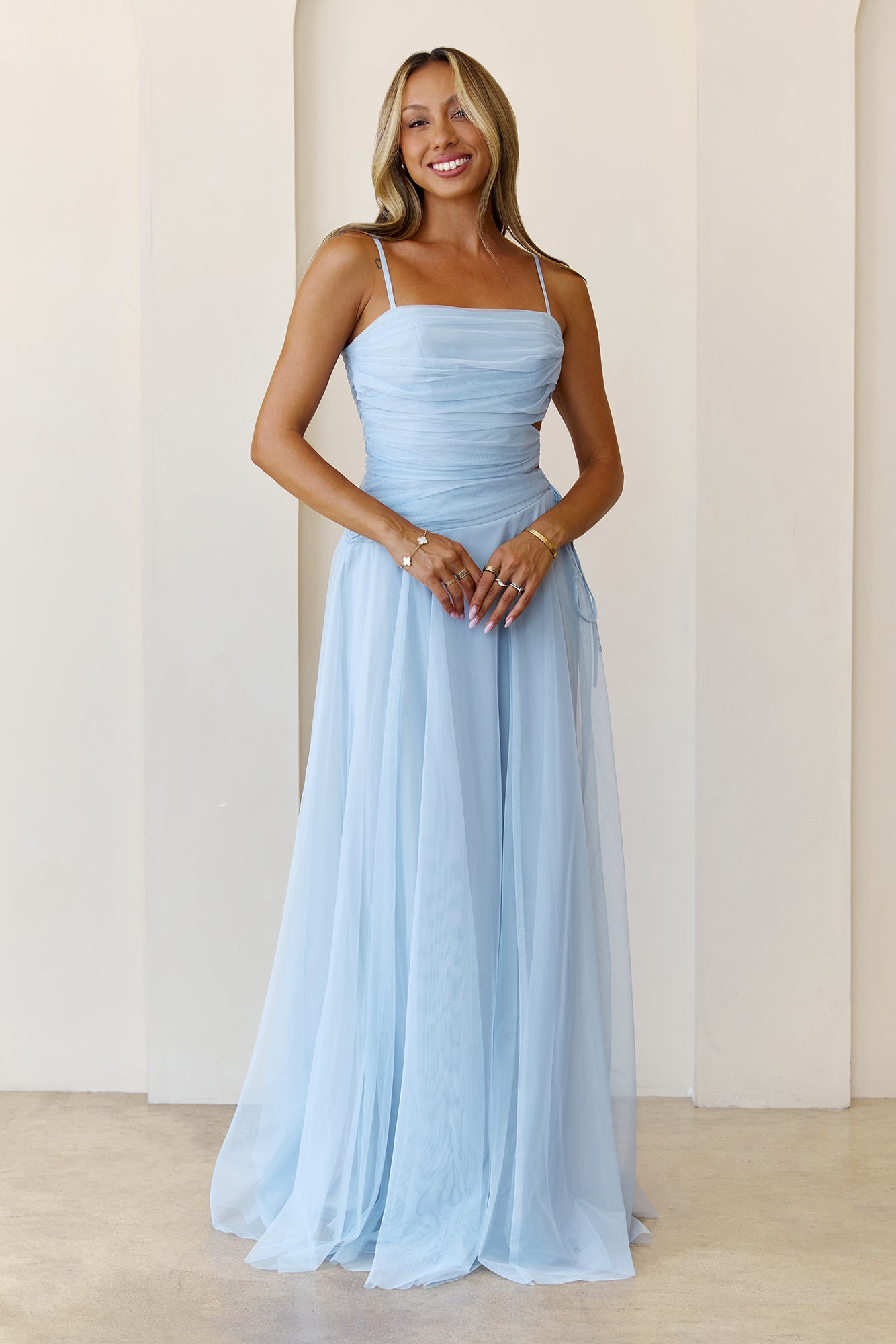 Limited Edition Love Maxi Dress Blue
