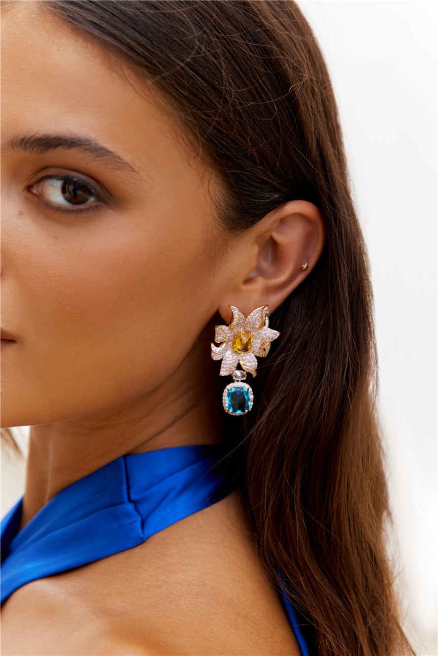 18k Gold Plated Lavina Earrings Gold