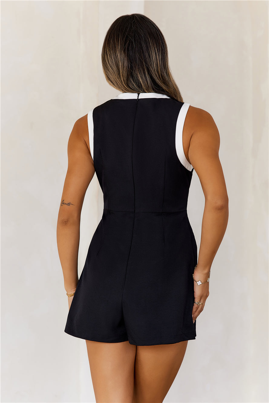 Mabel Romper Black