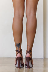 Beki-M Mesh Heels Leopard