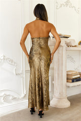 Marissa Midi Dress Gold
