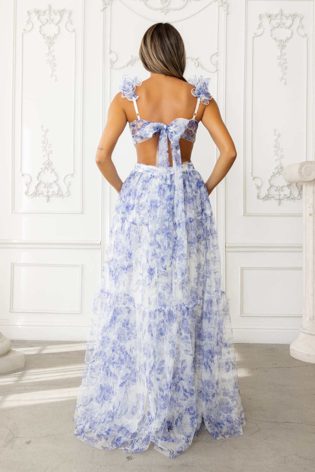 Endless Riviera Maxi Dress Blue