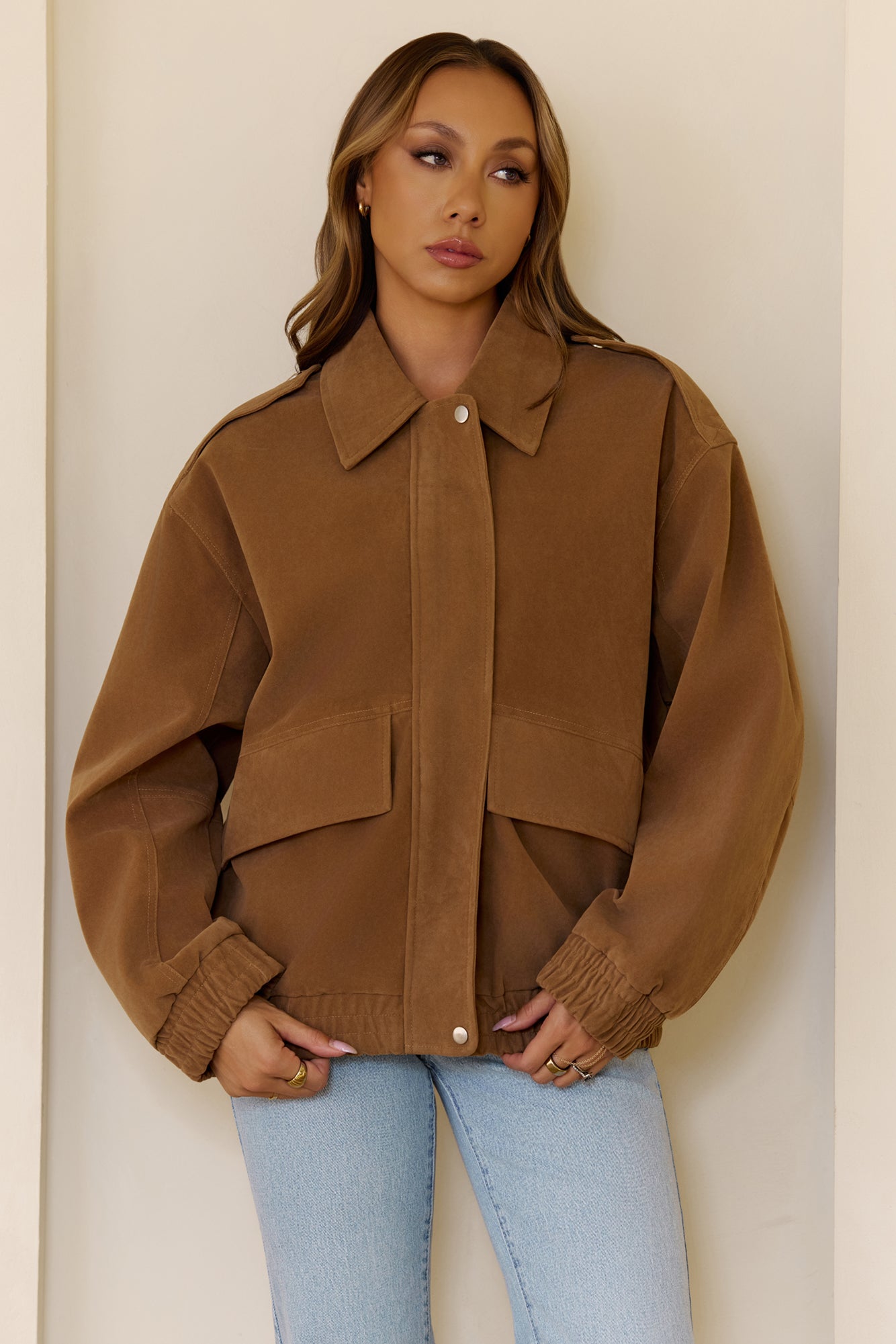 Out Now Jacket Brown