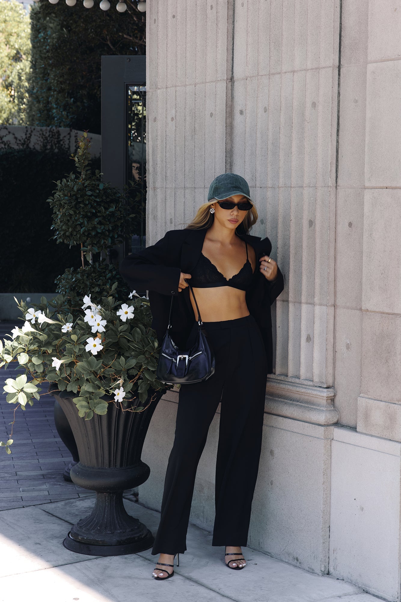 BASE Luvella Lace Bralette Black