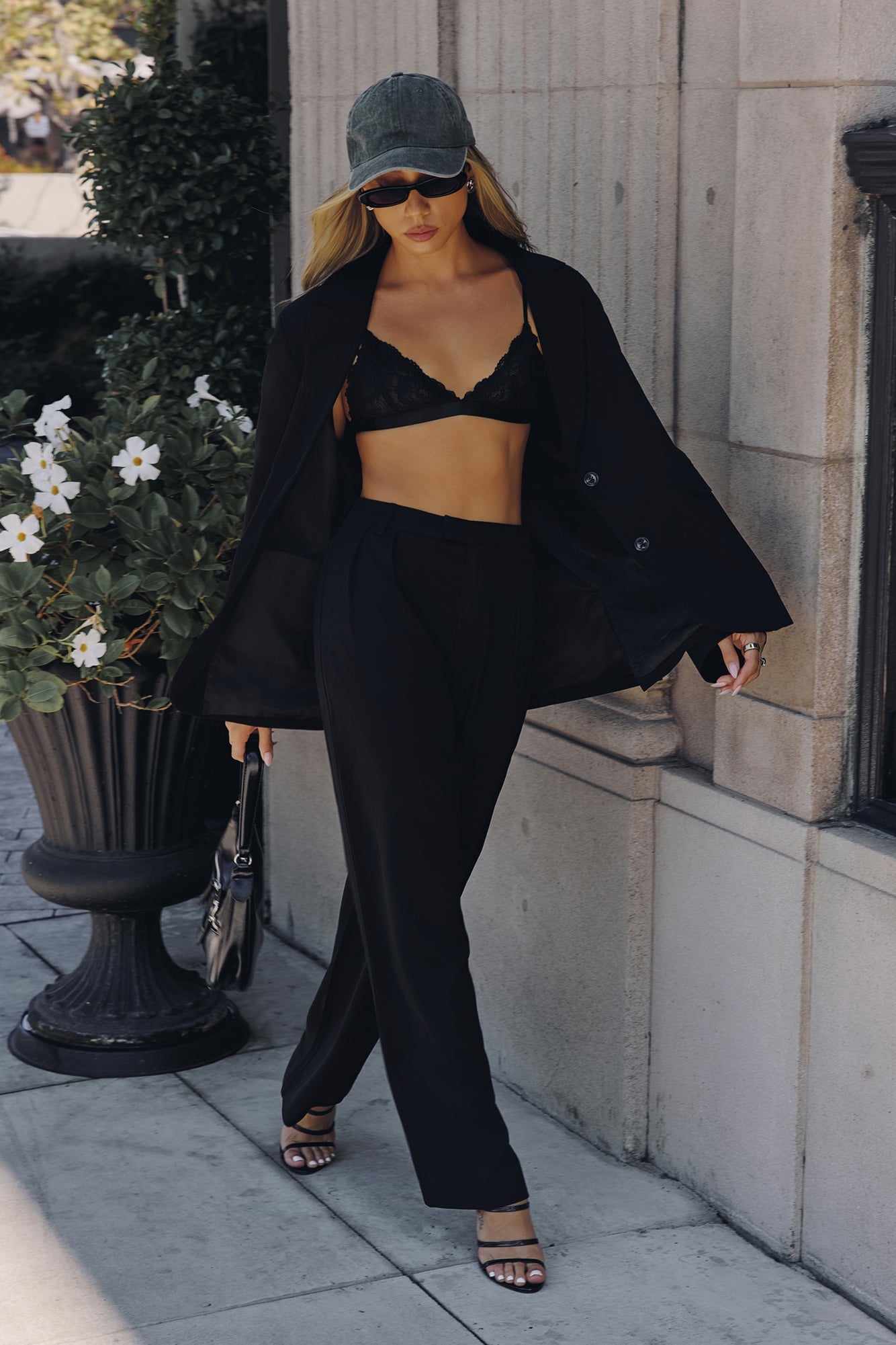 BASE Luvella Lace Bralette Black