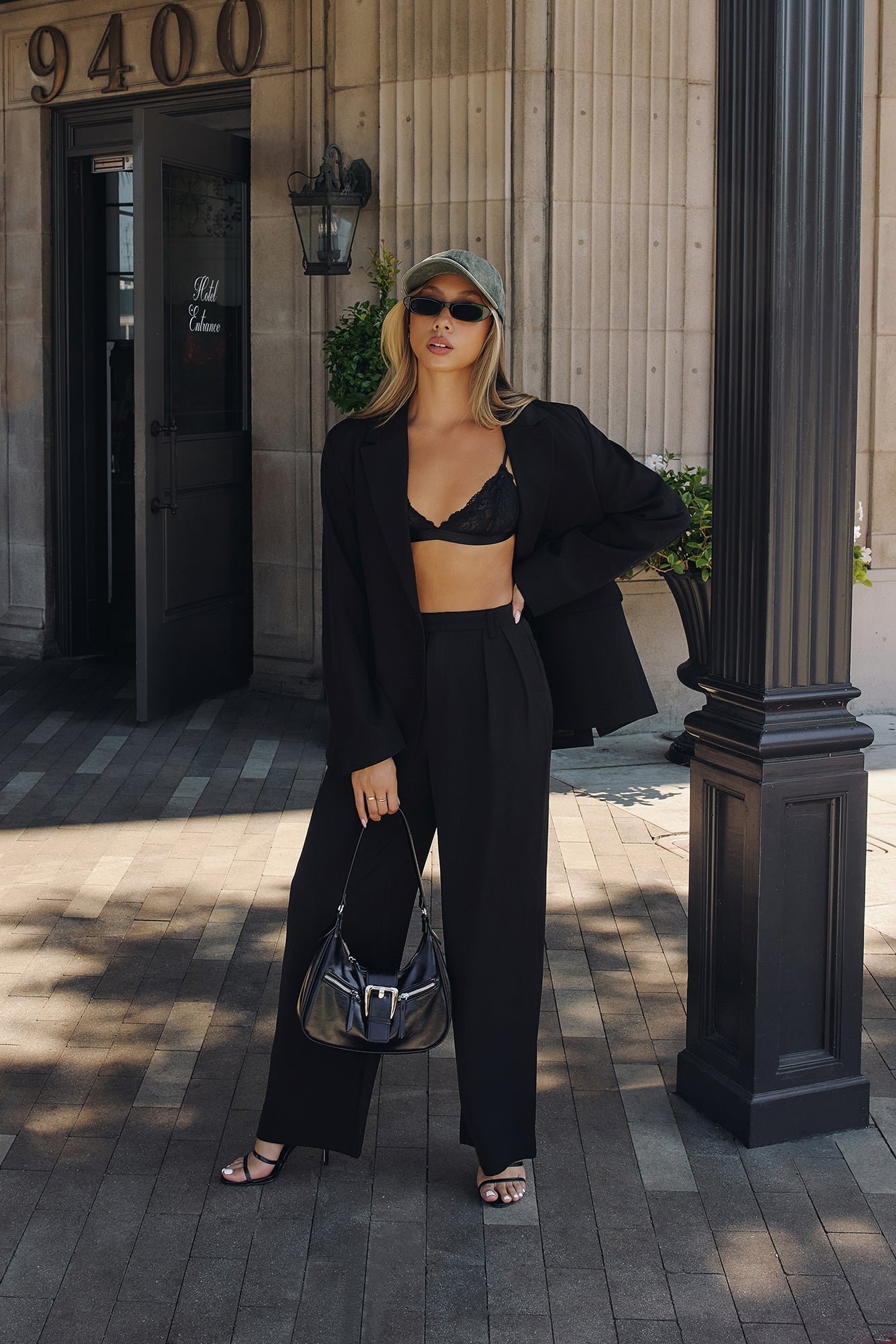 BASE Luvella Lace Bralette Black