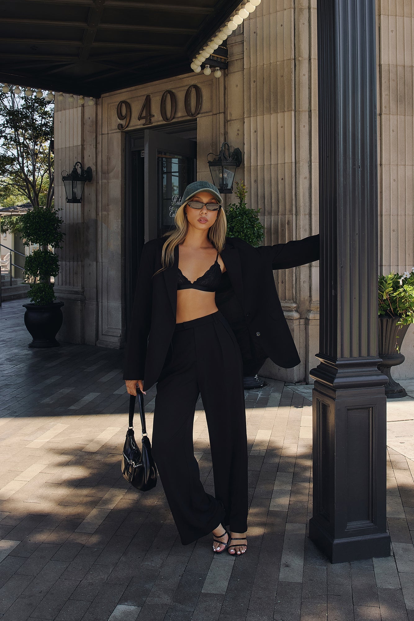 BASE Luvella Lace Bralette Black