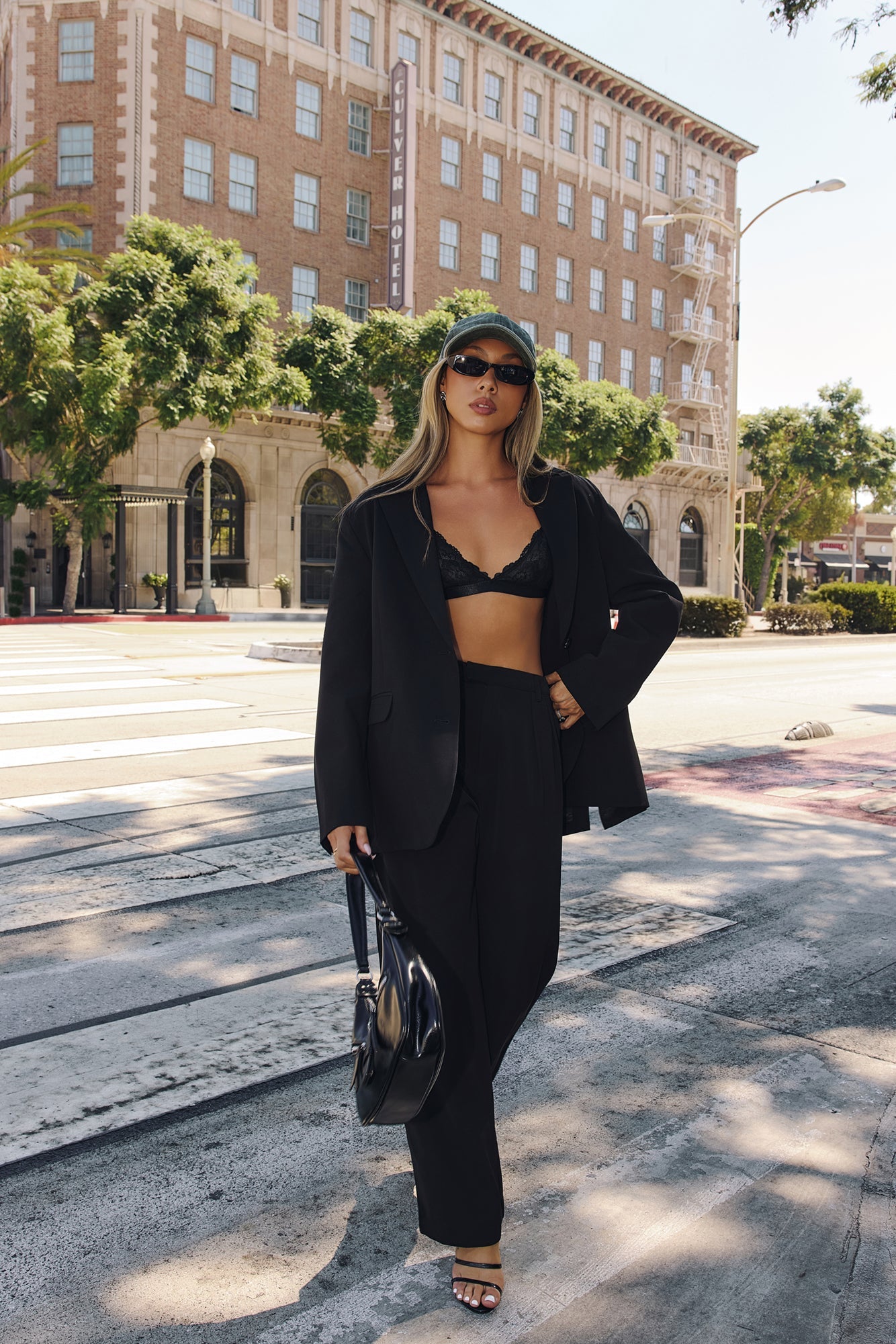 BASE Luvella Lace Bralette Black