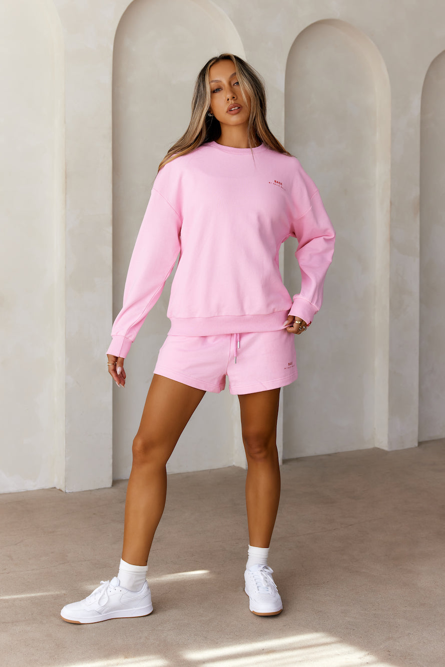 BASE Sweat Shorts Pink