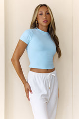 BASE Contour Ready Set Short Sleeve T-Shirt Blue
