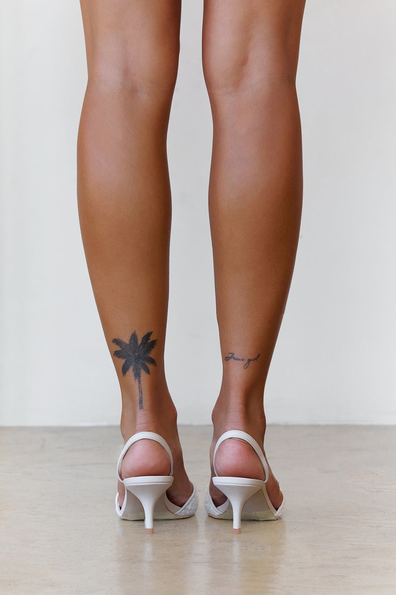 Henrietta Sandal Heels Ivory
