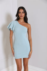 Dating Times Mini Dress Sage