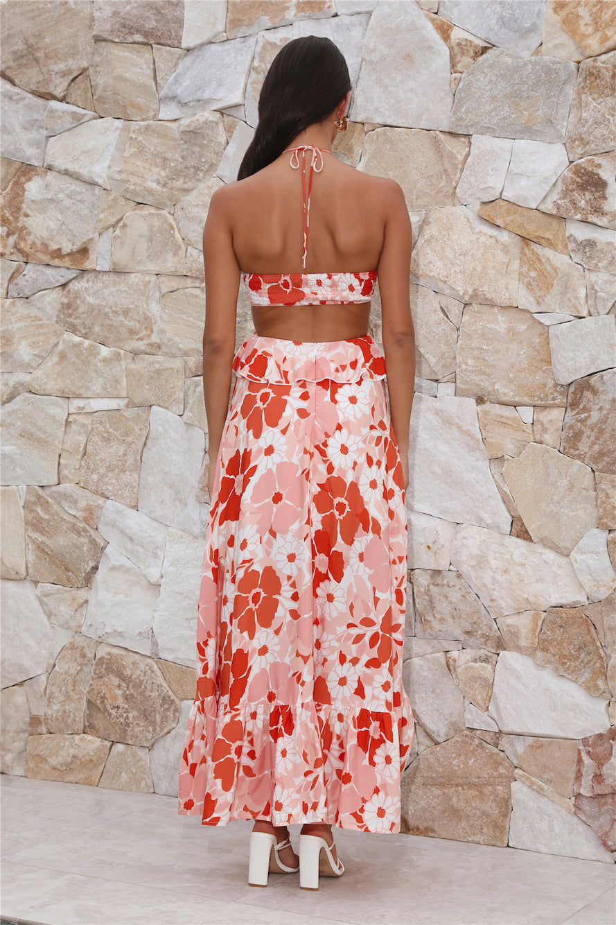 Bring The Mood Maxi Dress Orange