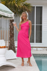 Daylight Days Midi Dress Hot Pink