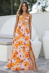 HELLO MOLLY Evergreen Heights Maxi Dress Multi
