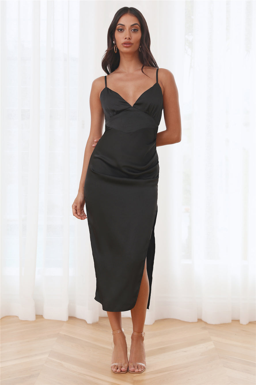 All About Style Midi Dress Black