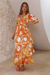 Feeling Free Now Maxi Dress Orange