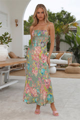 Not Like You Maxi Dress Green