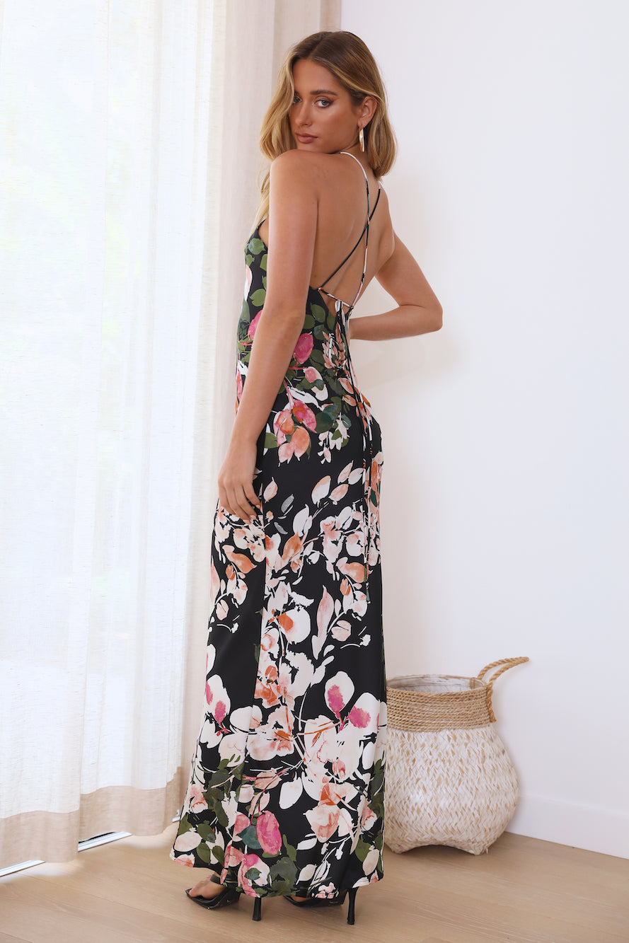 Feeling Moody Maxi Dress Black