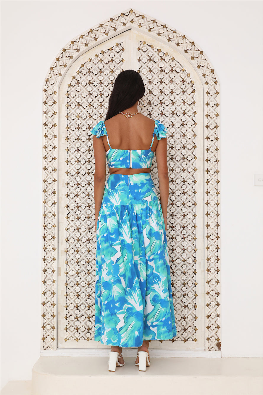 Love The Fit Midi Dress Blue