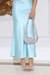 BILLINI Luna Shoulder Bag Silver Glowmesh