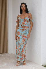 Lover Style Maxi Dress Blue