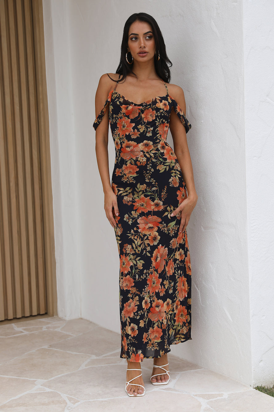 Lover Style Maxi Dress Navy