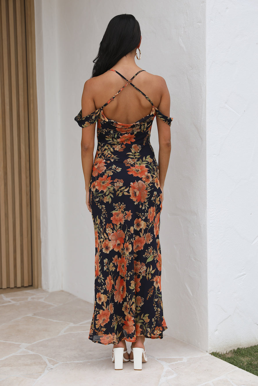 Lover Style Maxi Dress Navy