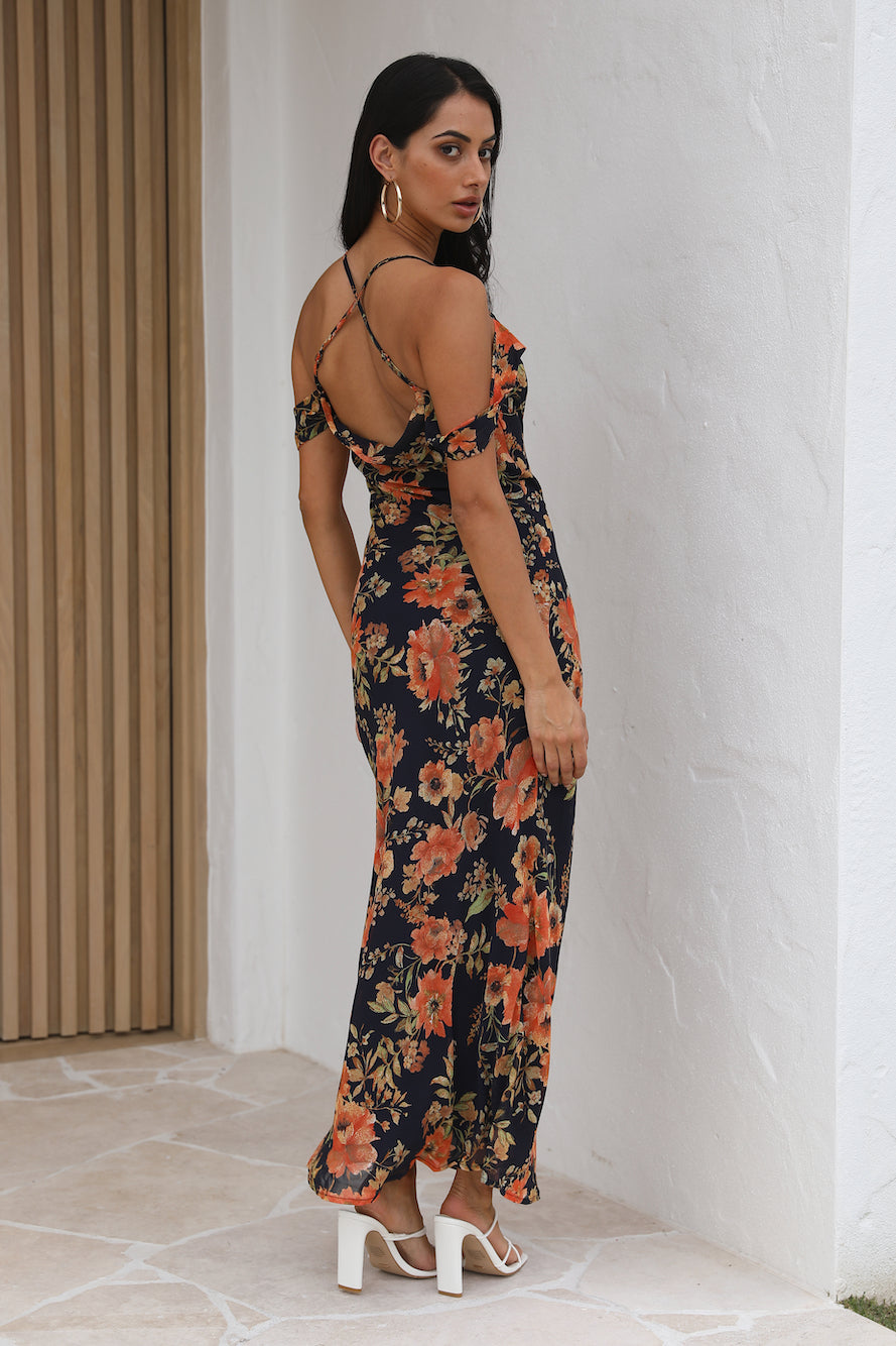 Lover Style Maxi Dress Navy