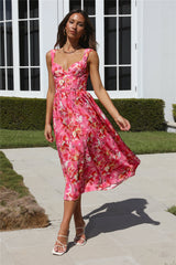 It Was A Dream Midi Dress Pink