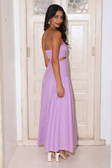 Garden Dance Midi Dress Lilac