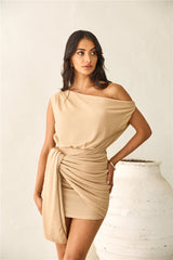 Passion Party Mini Dress Gold