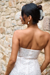 Love In The Hair Claw Clip White