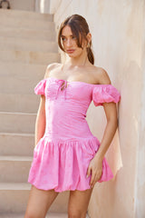 Lagoons In Summer Mini Dress Pink