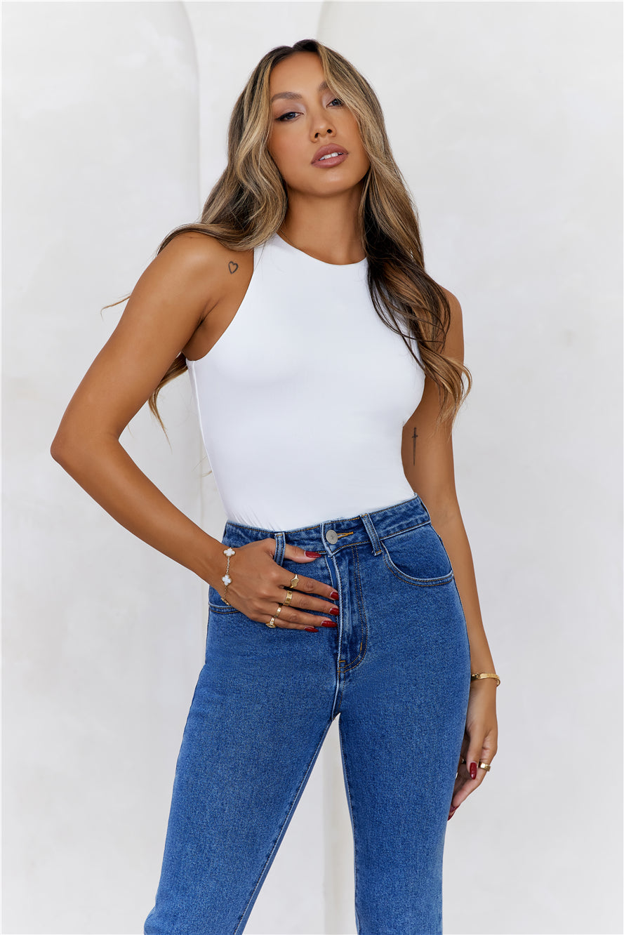 BASE Repeat After Me Tank Top White